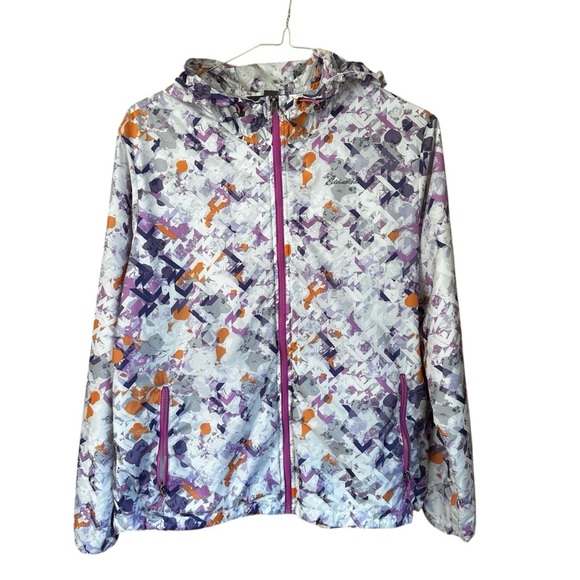 Eddie Bauer Women's Windbreaker Full Zip Hooded Jacket Lightweight XL - Picture 1 of 8
